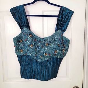 Musani Couture top and long skirt sz 16